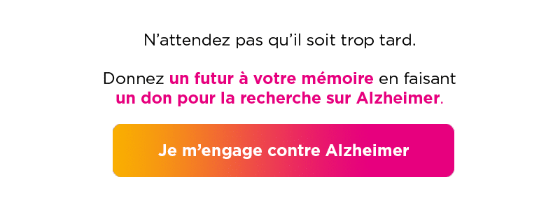 Je m'engage contre alzheimer