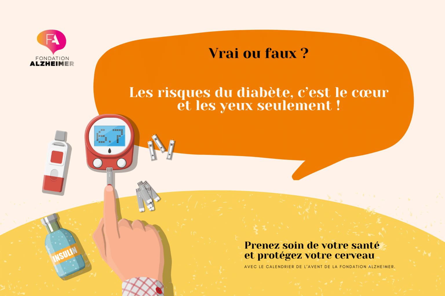 Prévenir le diabète : une clé pour protéger votre cerveau - Fondation