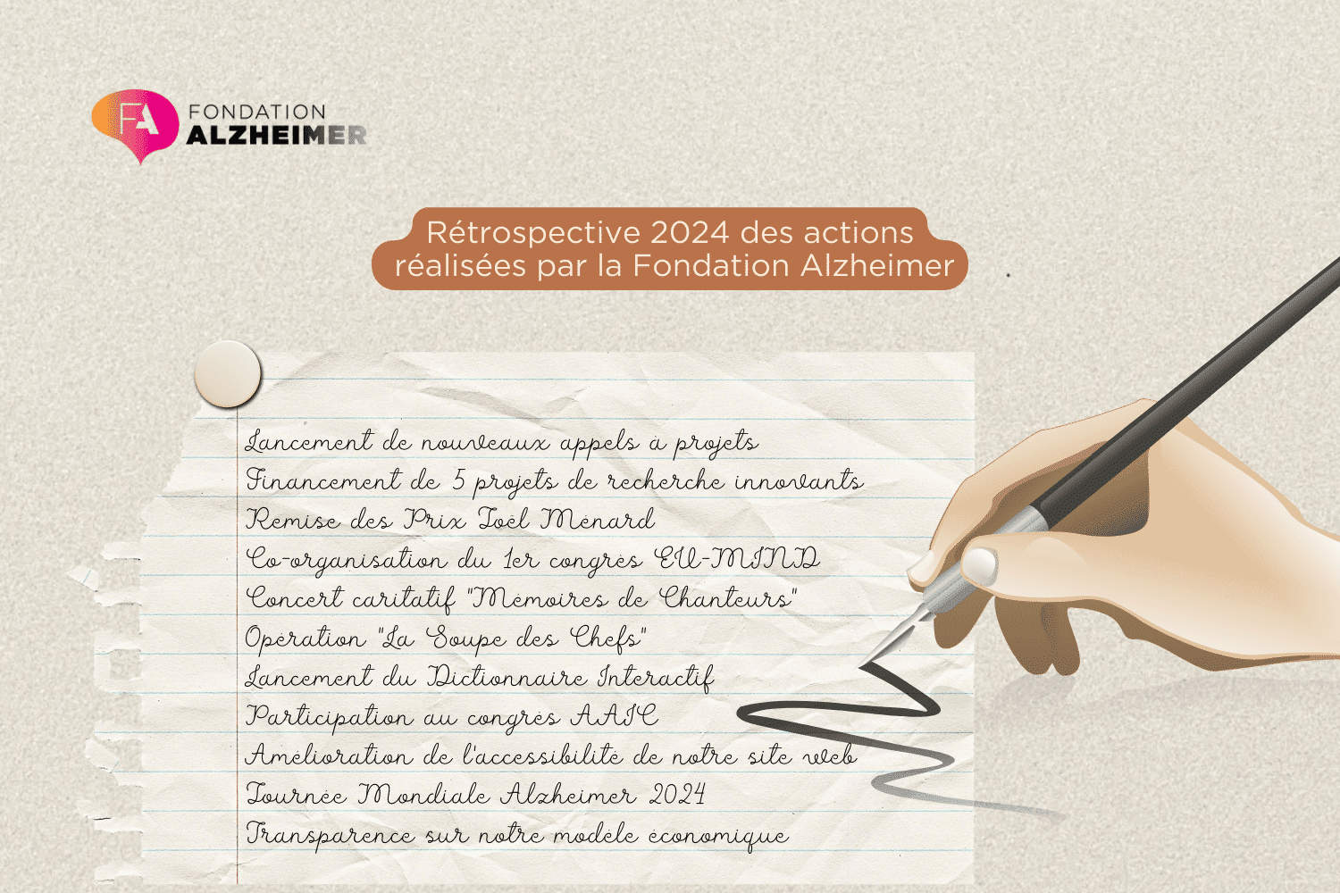 Quelles sont les grandes actions de la Fondation Alzheimer en 2024 ...